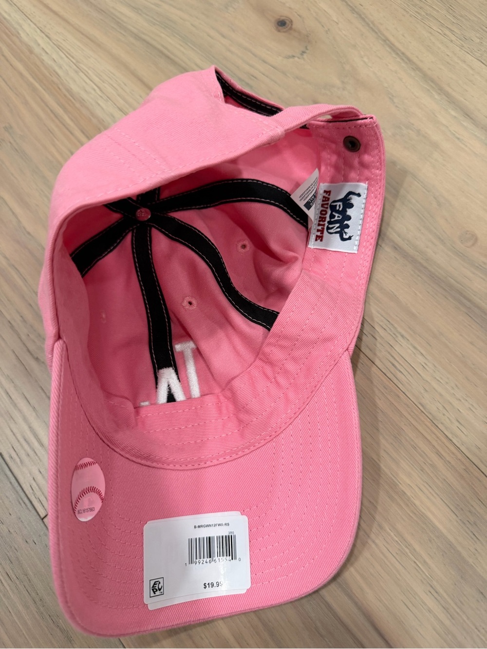 Pink LA Logo Baseball Cap - Adjustable - Picture 2 of 2